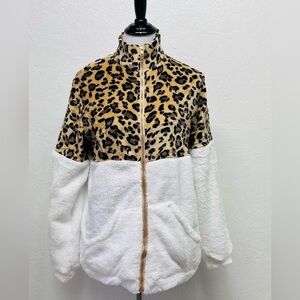 Women’s Sherpa Zip Up Top/Jacket - S